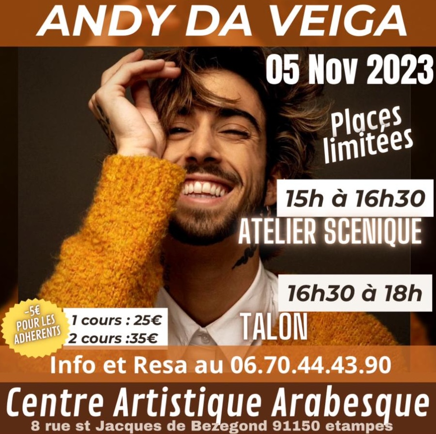 ANDY DA VEIGA atelier scenique etampes 91 danse sport arabesque
