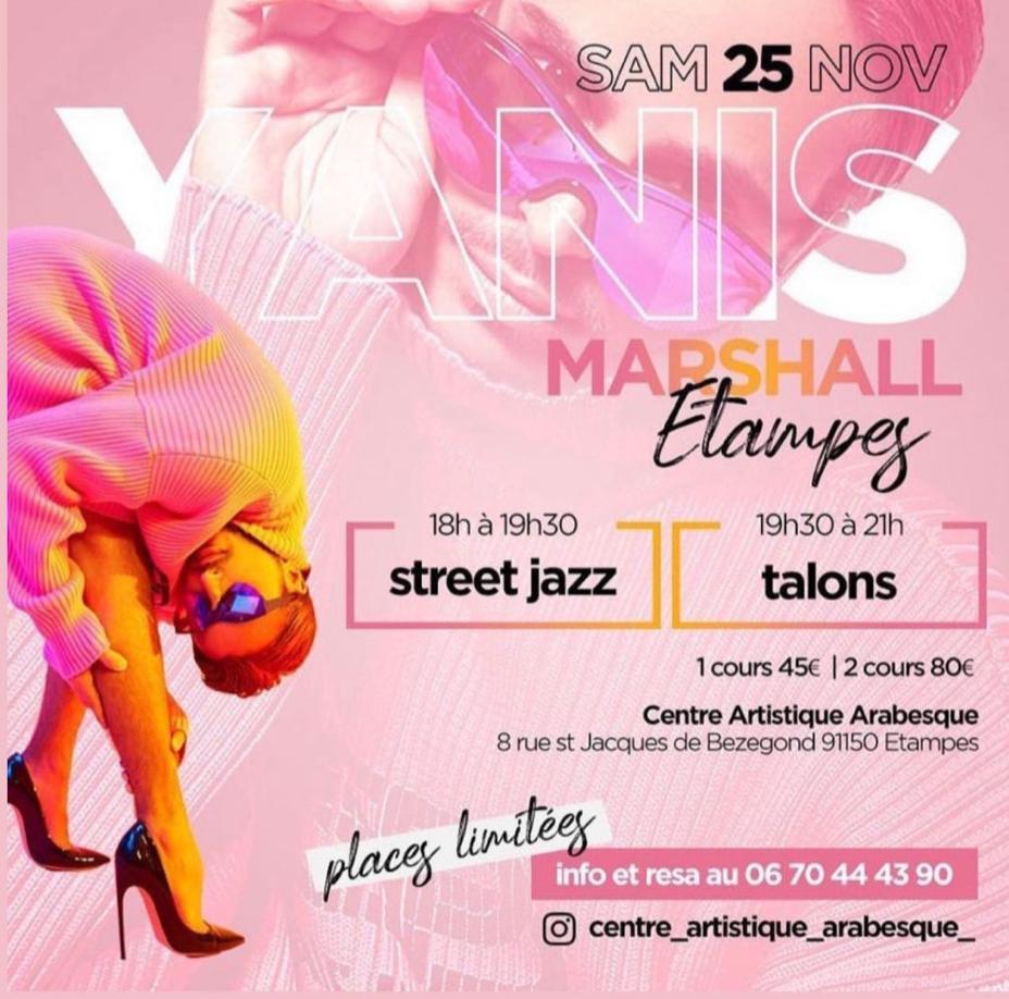 YANIS MARSHALL street jazz etampes 91 danse sport arabesque
