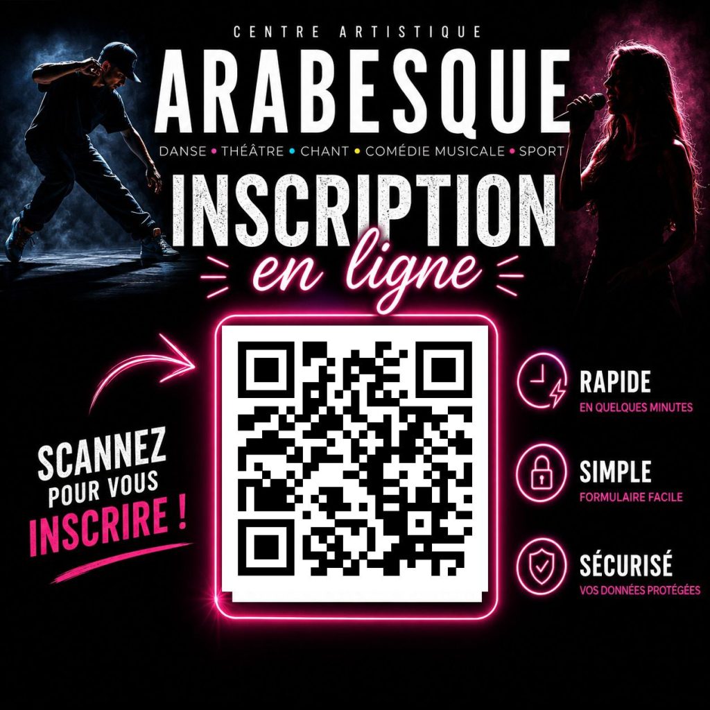 inscription en ligne centre artistique arabesque danse sport etampes
